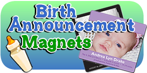 Birth Announcement Magnets