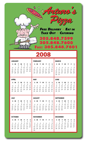 Calendar Magnet 4x7 sample