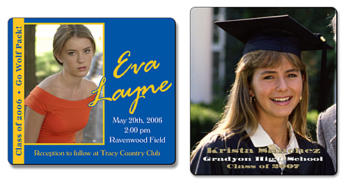 college graduation announcements. Graduation Announcement Magnet