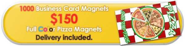 Pizza Magnet Specials